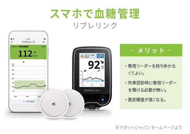 スマホで血糖管理